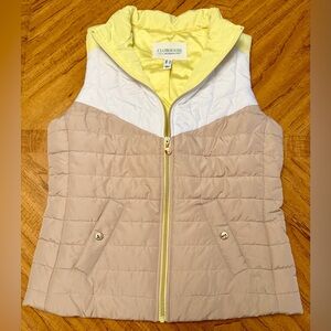 Isaac Mizrahi Live! Clubhouse Quilted Vest – XS